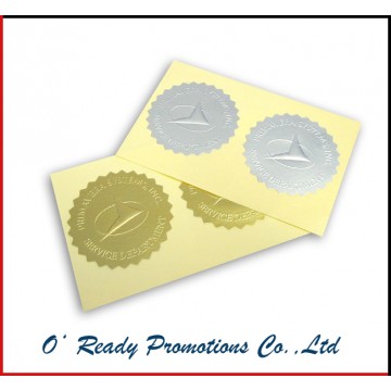 Foil (Gold/Silver) Custom Printing Sticker