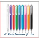 Bright Translucent Barrel and Clear Trim Candy Ballpen