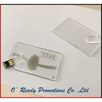 Transparent Card USB Drive Customized