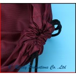 Claret-red Drawstring Backpack