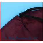 Claret-red Drawstring Backpack
