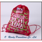 Red Drawstring Backpack for Students