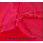 Red Drawstring Backpack for Students