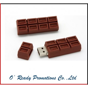 Cartoon Promotional Chocolate USB Flash Drive 512mb