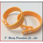 Silicone Wristband With Buckle