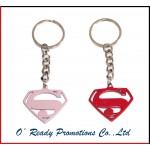 Superman Logo Rare Metal Keyring